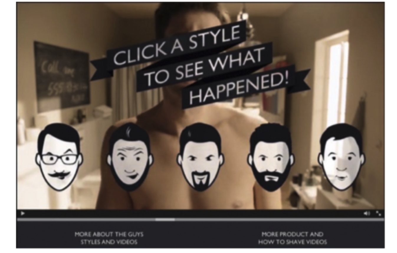 
Example: Ad from Philips ‘Designed to Play’ Campaign for electric razors. 