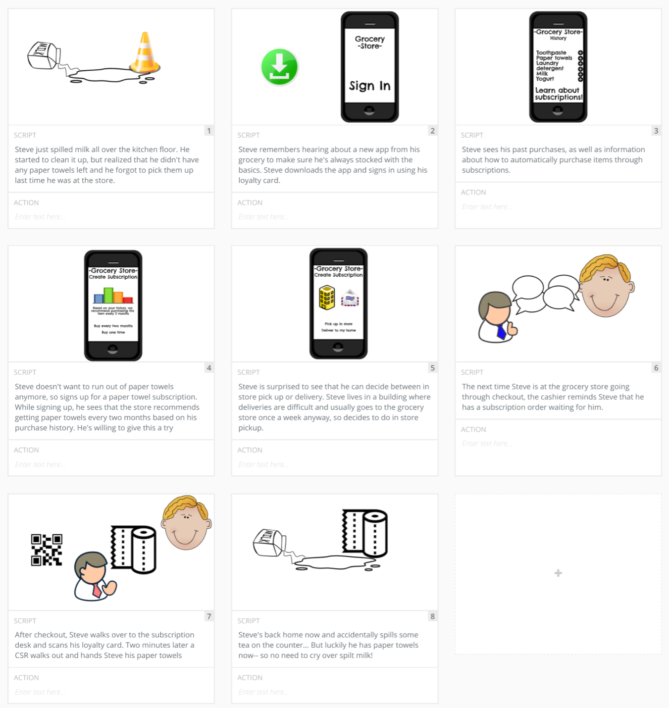 Storyboard for the Autopilot concept